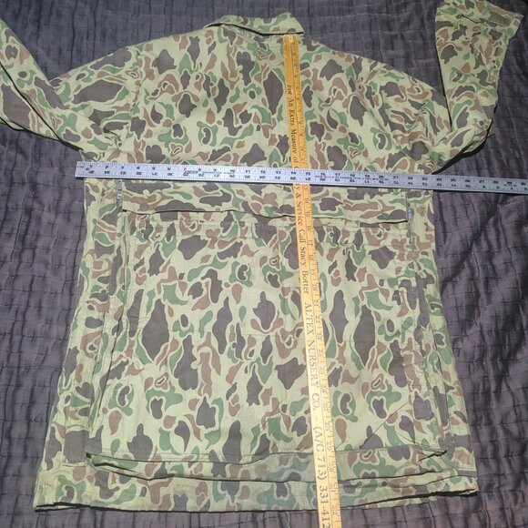 VINTAGE Frog Camo Shooting Jacket All Seasons Custom Made Seoul Korea - Picture 13 of 16